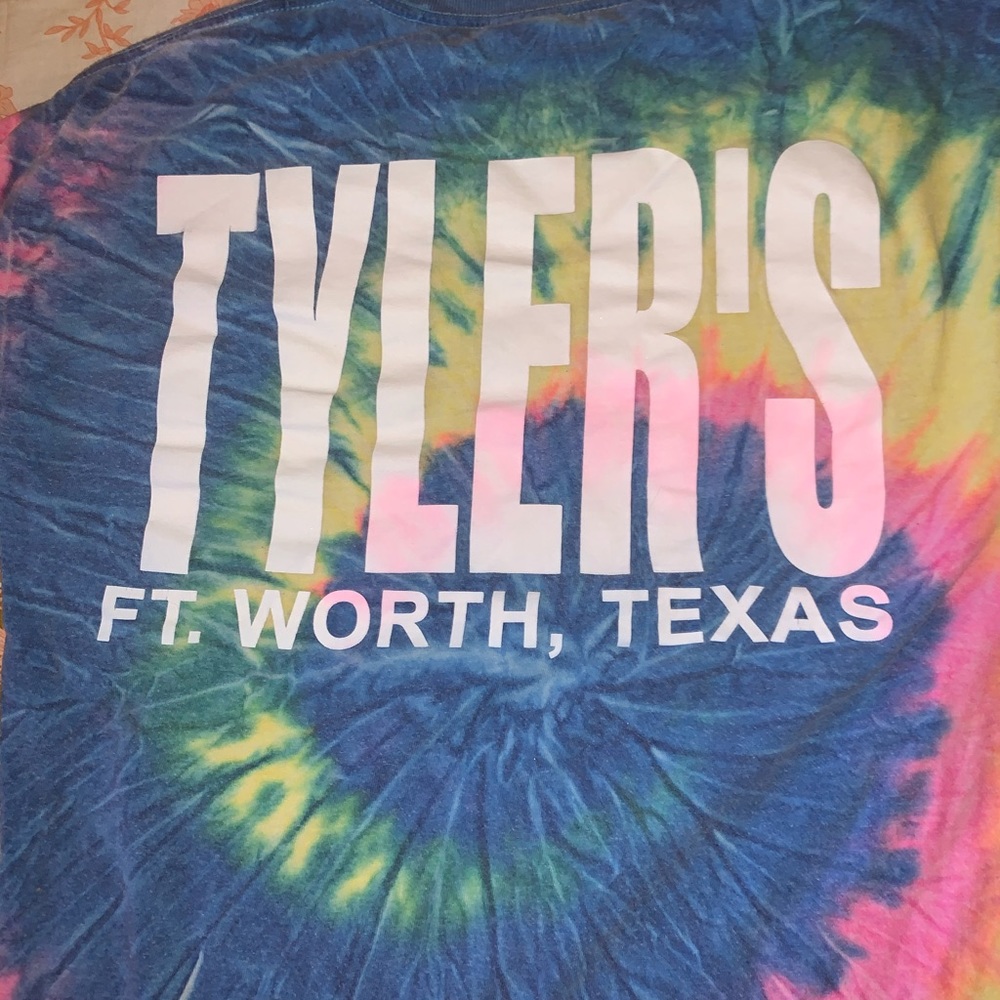 tie-dyed tyler’s t-shirt